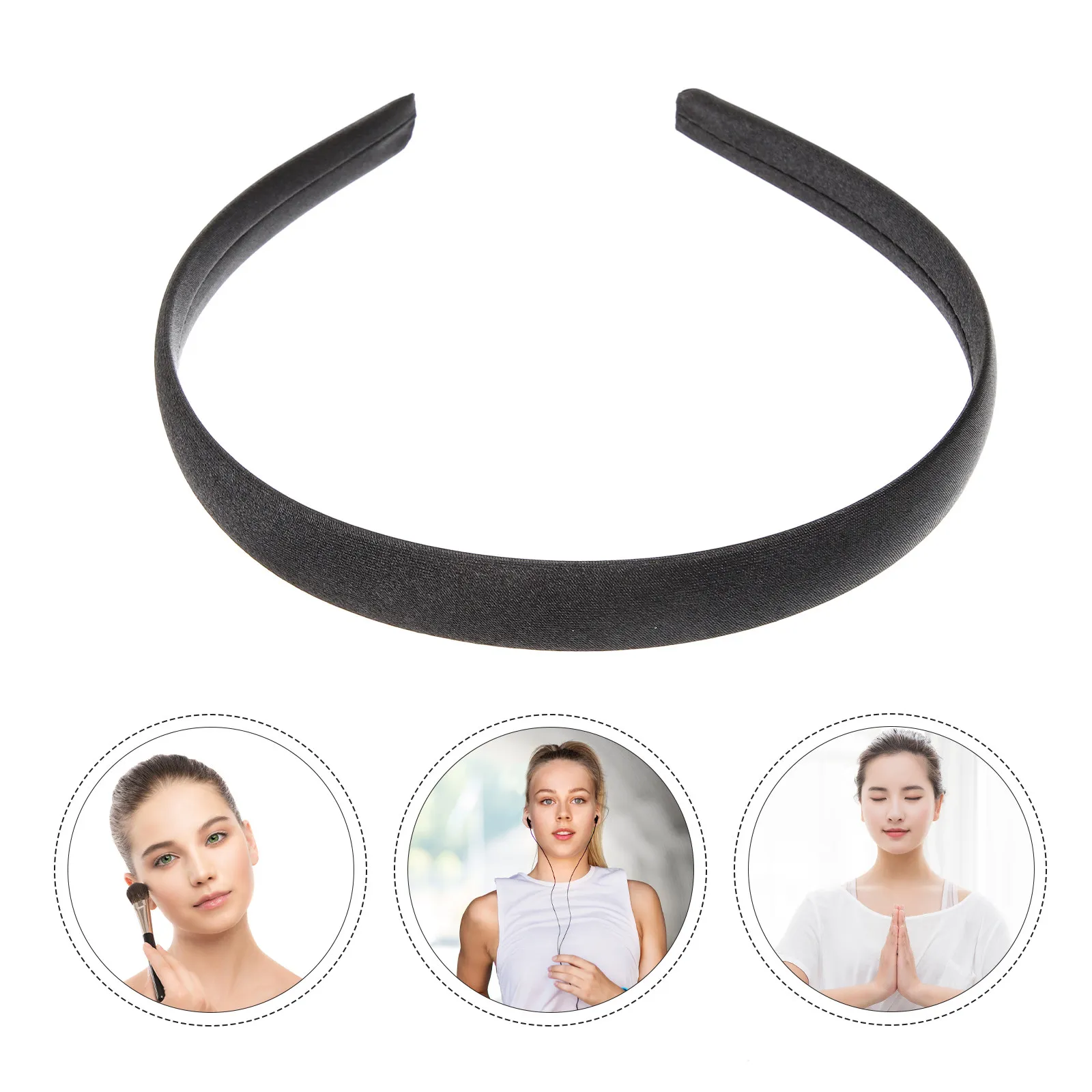 

12Pcs Unfinished Plain Headbands DIY Headband Making Supplies for Women Girls Headdress Craft Accessories Hair Hoop Decor
