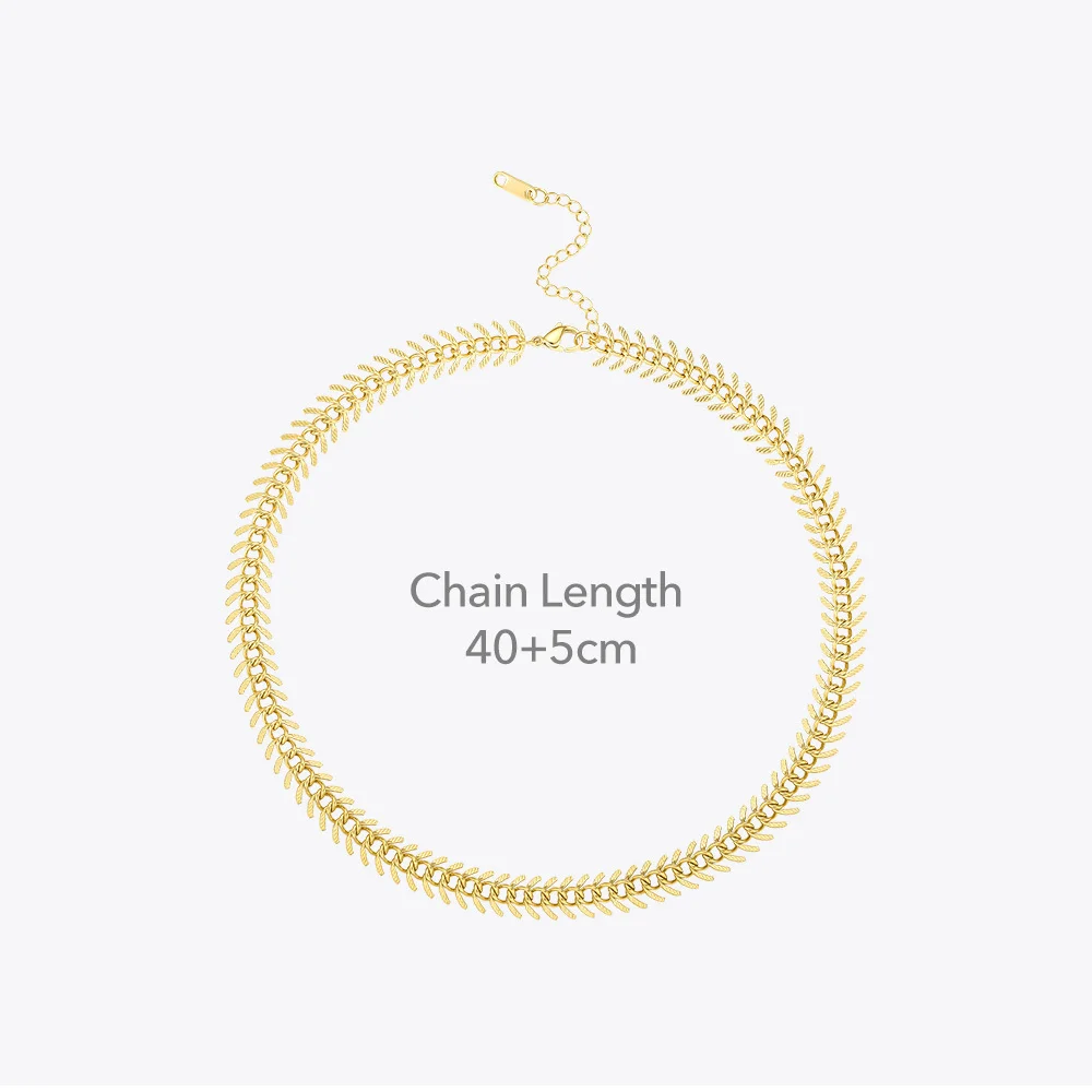 ENFASHION Punk Fancy Chain Necklace Women Stainless Steel Gold Color Centipede Choker Necklace Party Fashion Jewelry 2020 P3074