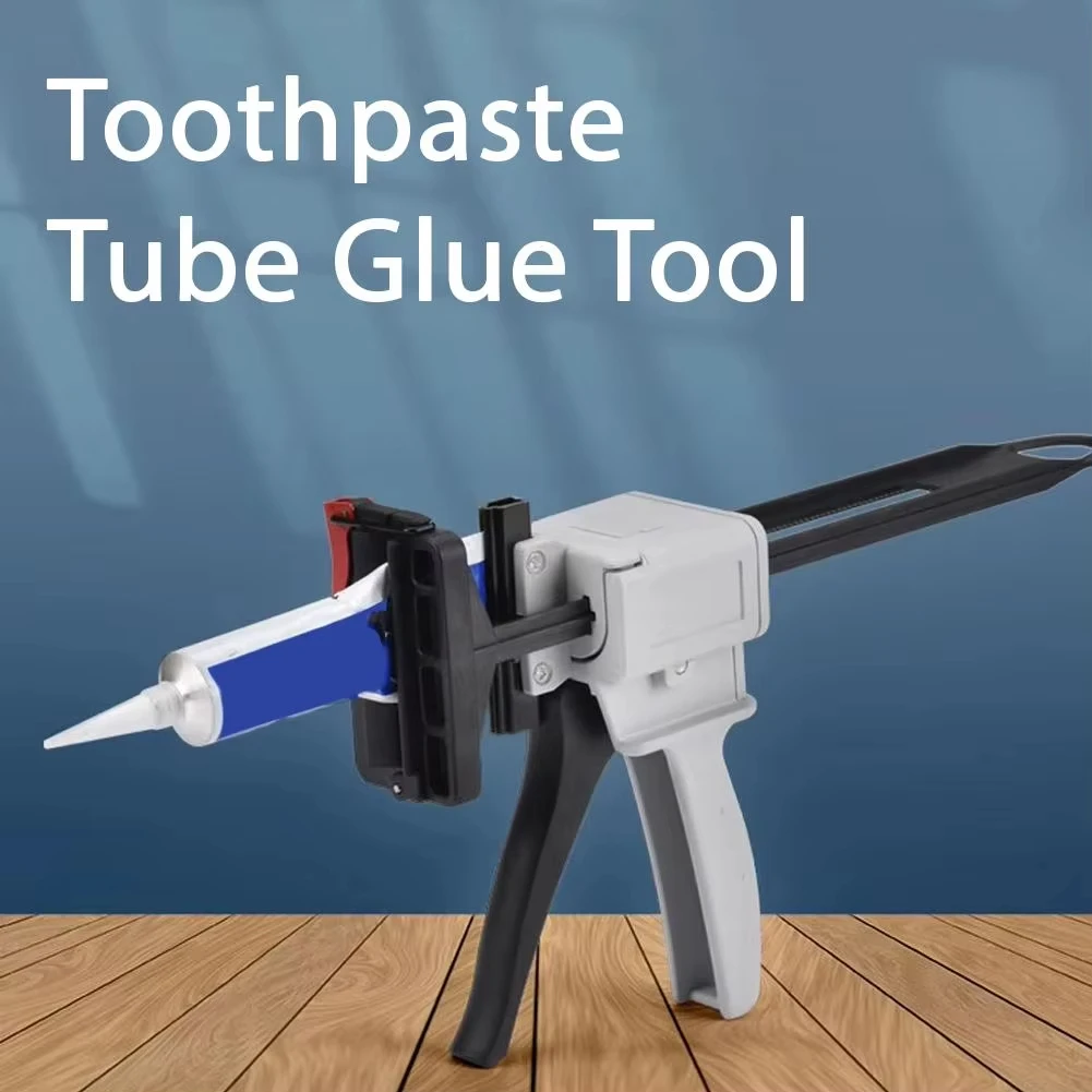 Heavy Duty Manual Silicone Sealant Gun Glue Extruder for 704 Toothpaste Glue Aluminum Tube Sealant Applicator Auto Repair Tool