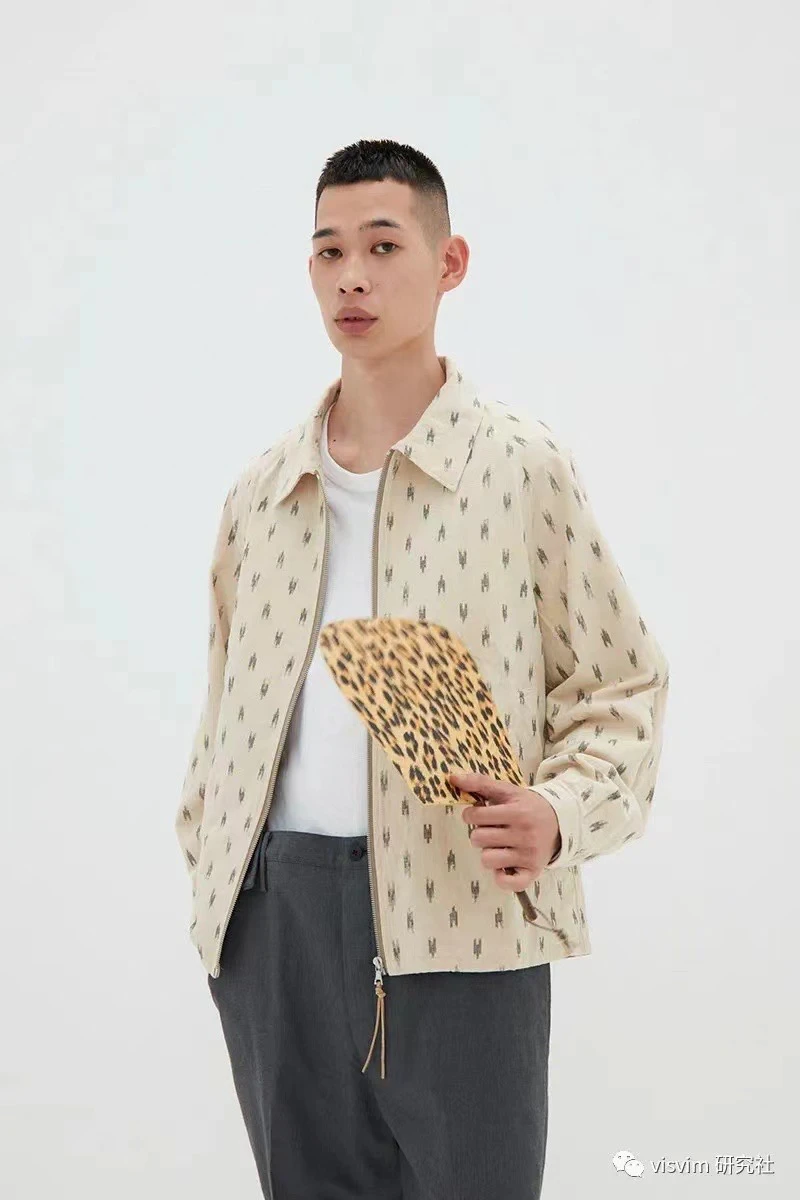 2025 سترة VISVIM PEYTON SWING TOP KASURI المخصصة، الأموال القديمة الرياح فيبي