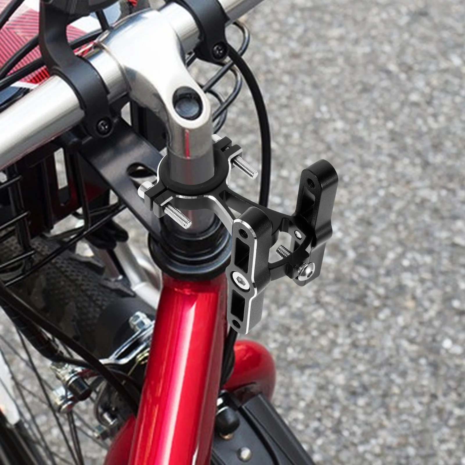 

Adjustable Bicycle Water Bottle Holder Mount Aluminum Alloy Bottle Cage for Mountain Road Bike Cup Holder Handlebar Compatible