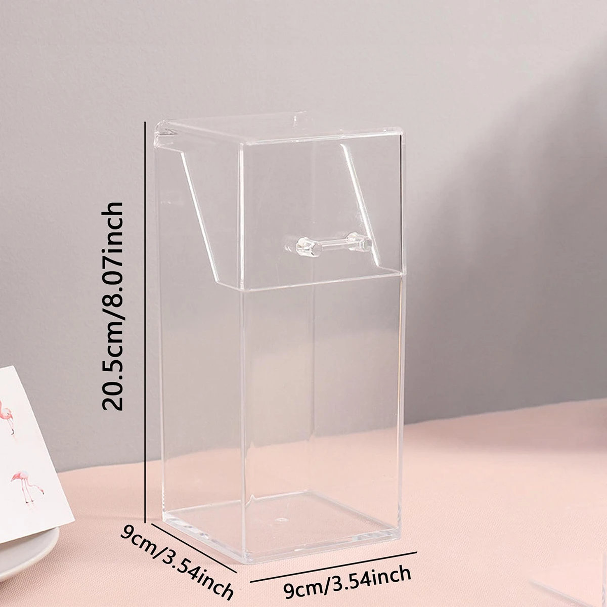 Makeup Brush Storage Box Simple and Transparent Multifunctional Makeup Brush Storage Rack Simple Durable and Practical