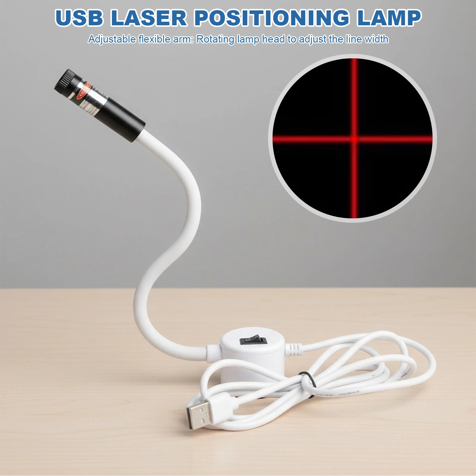 

Sewing Machine Quilting Light with Adjustable Dot/Straight Line/Crosshair Light Magnetic Attachment for Precise Stitching