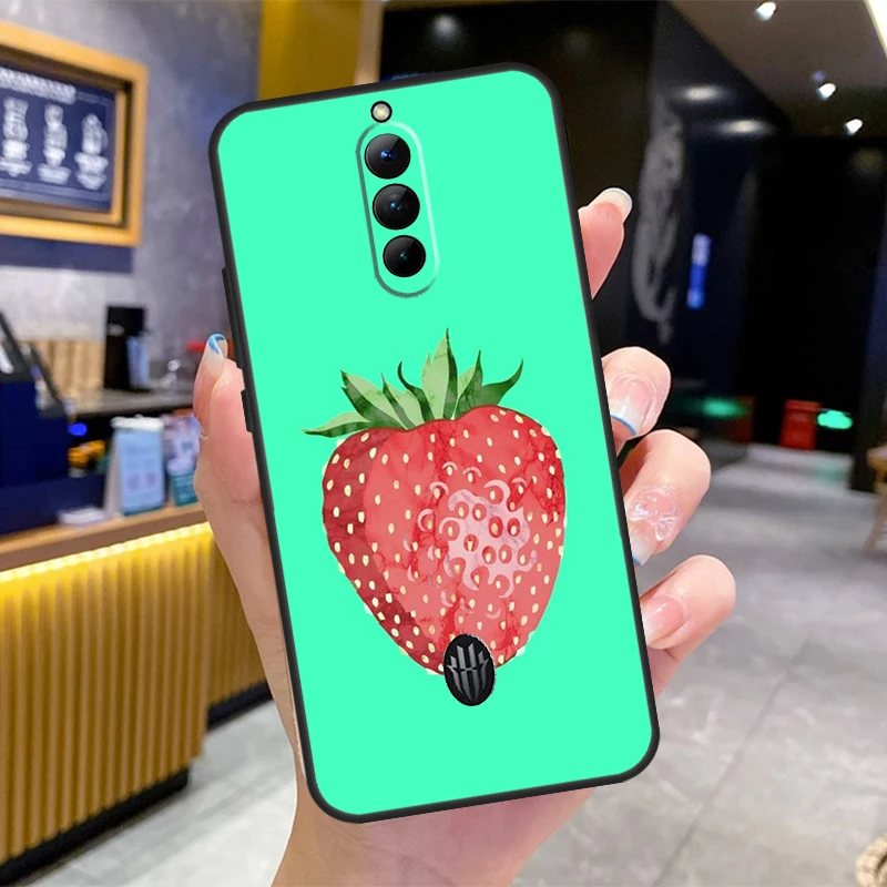 Strawberry Phone Case For ZTE Nubia RedMagic 10 9 8 9S 8S 10S 11 Pro Plus 5G 6S 7S 6 7 Pro 11 Air Cover - view 4