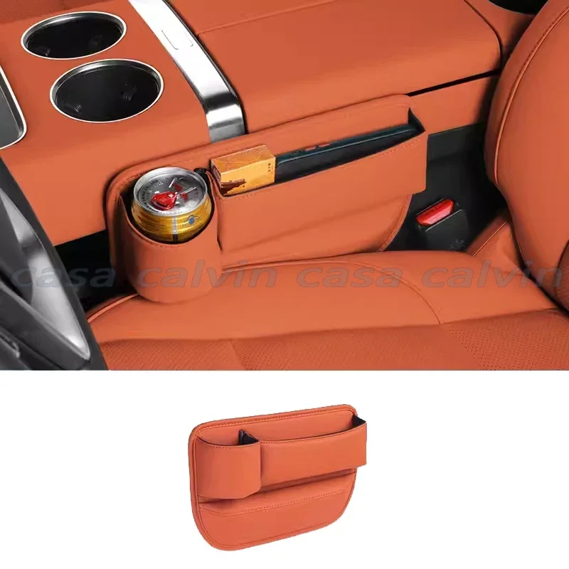 

For Leading Ideal LiXiang L7 L8 L9 2022 2023Car Seat Organizer Gap Storage Box Leak-Proof Pockets Accessories