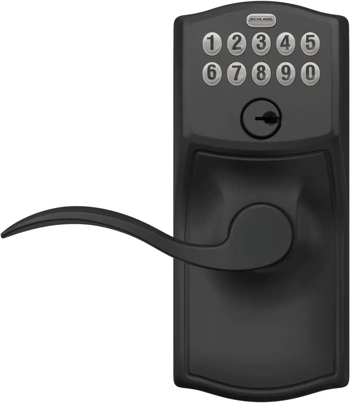 Capture d'écran FE595 622, entrée de clavier Acc avec serrure électronique Flex, 256 noir