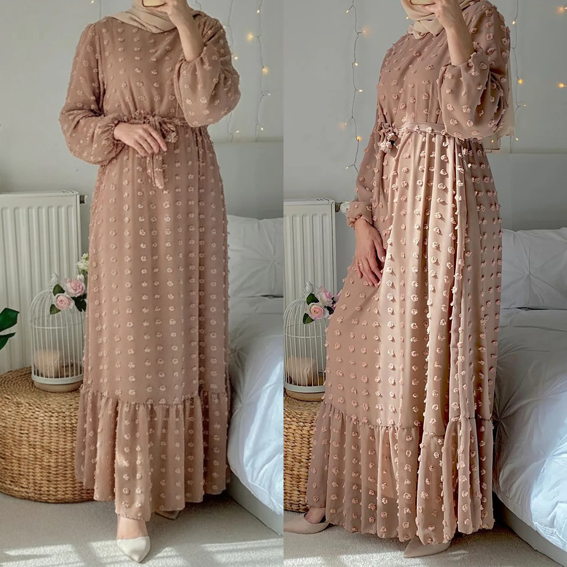

Eid Dress Abaya Women Dubai Ramadan Muslim Party Dresses Islam Kaftan Jalabiya Sashes Morocco Abayas Arab Long Robe Vestidos
