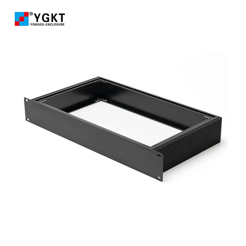 Custom Fabrication Circuit Board Sheet Metal Box Full Aluminum Industrial Computer Chassis 19 Inch 1.5U Rack Mount Server Case