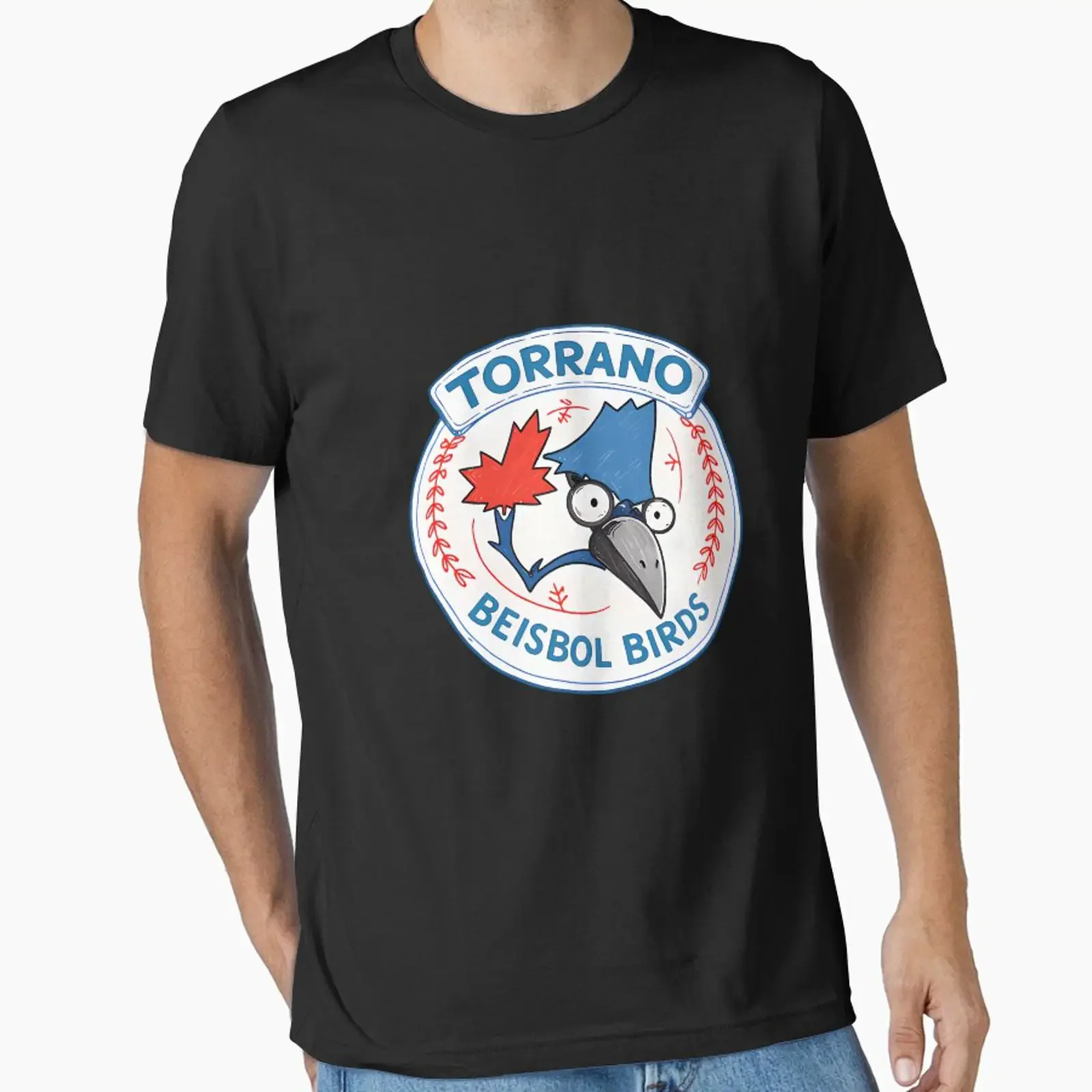 Preview of the artwork Toronto Birds Logo Torrano Beisbol created and sold by Hanhnguyensen vintage Washed Stylish fashion