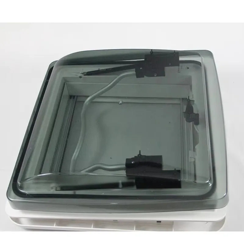 

Rv Ventilation Window 400x400 mm ASA Frame with Acrylic Dome Caravan Skylight with LED Light