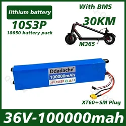 36V100000mAh Bestselling 10S3P Plug customization For M365 18650Battery Pack electric Scooter bicycle BMS Board Electric battery