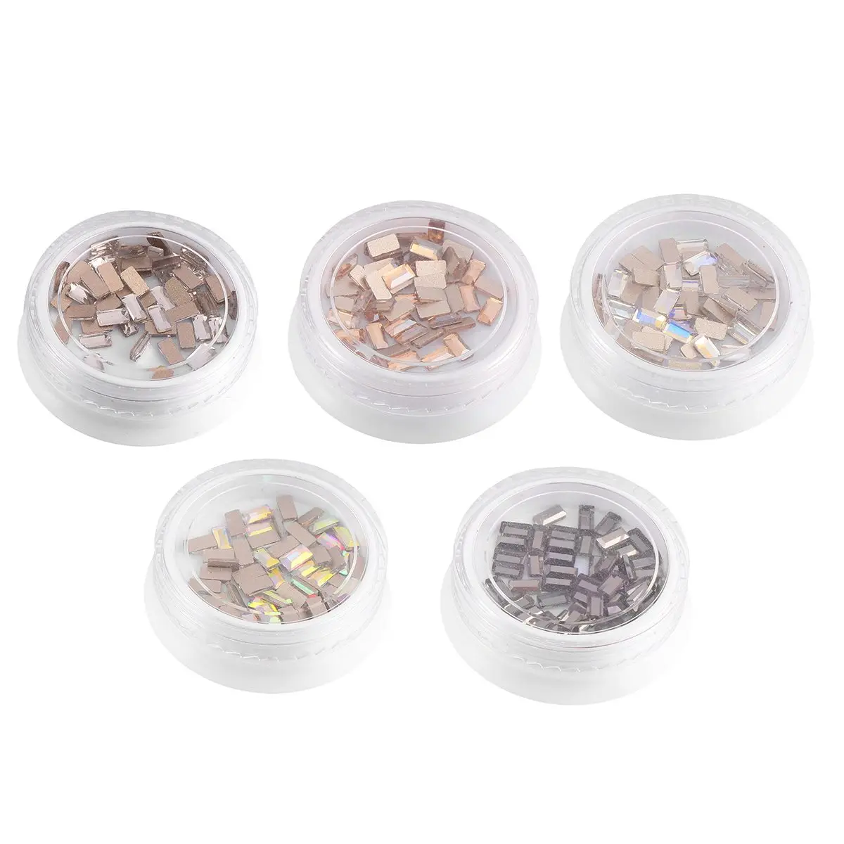 

Креативные разноцветные стикеры для ногтей со стразами, ассорти наклеек для DIY-маникюра и любителей маникюра, стразы для маникюра