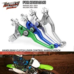 Left Handlebar Clutch Levers Handle Control Perch For KAWASAKI KX85 KX125 KX250F KX450F For YAMAHA YZ125 WR450F For SUZUKI RM125