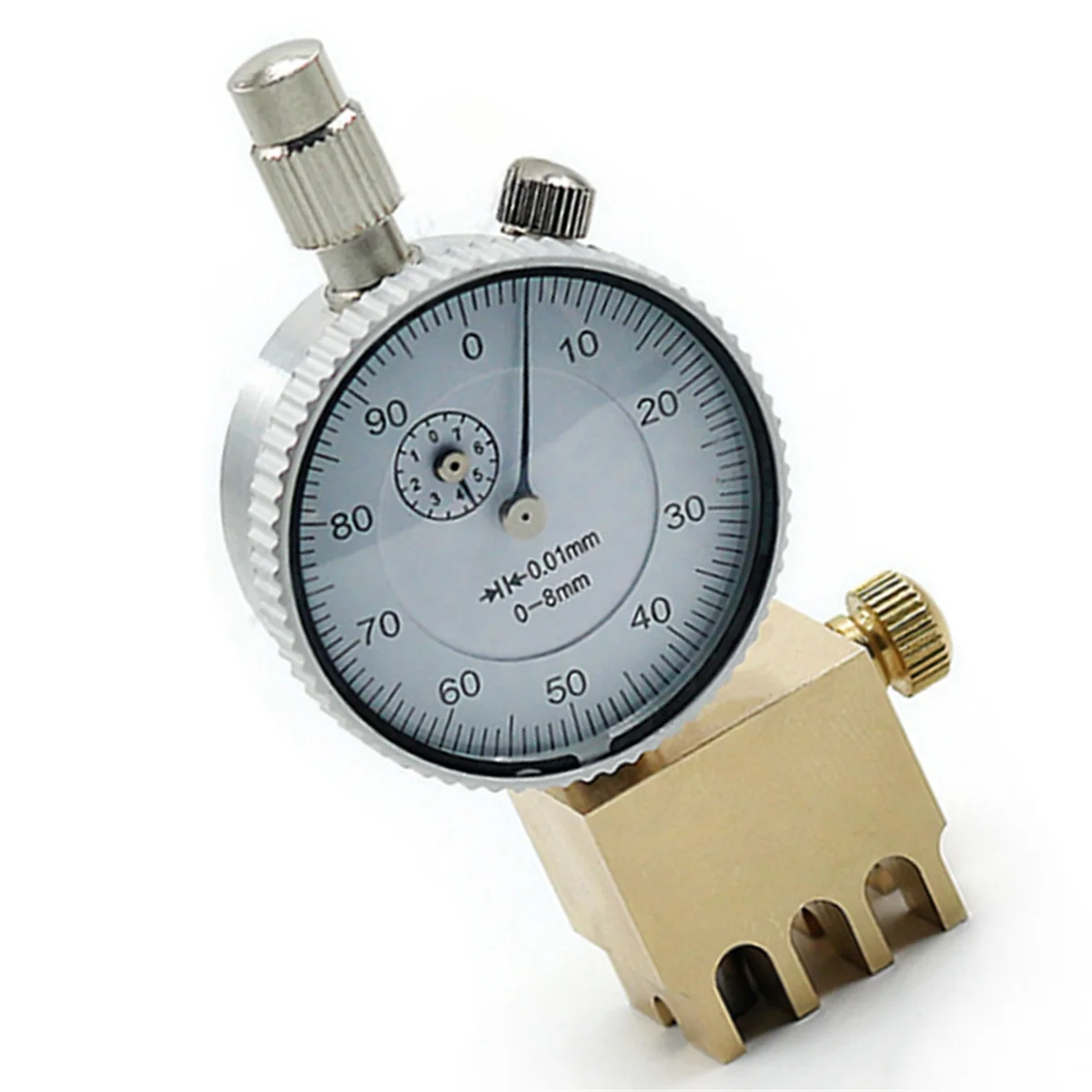 A002 Classical Ukulele Flat Bottom Pointer Meter String Height Measurement Digital Display Dial Indicator Repair Tool