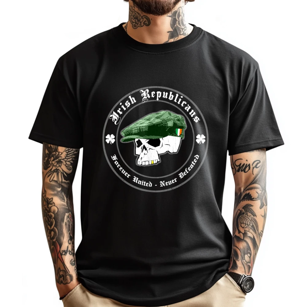 Funny Irish Republicans Vintage Ireland American Graphic T Shirts 100% Cotton Funny Gifts Casual