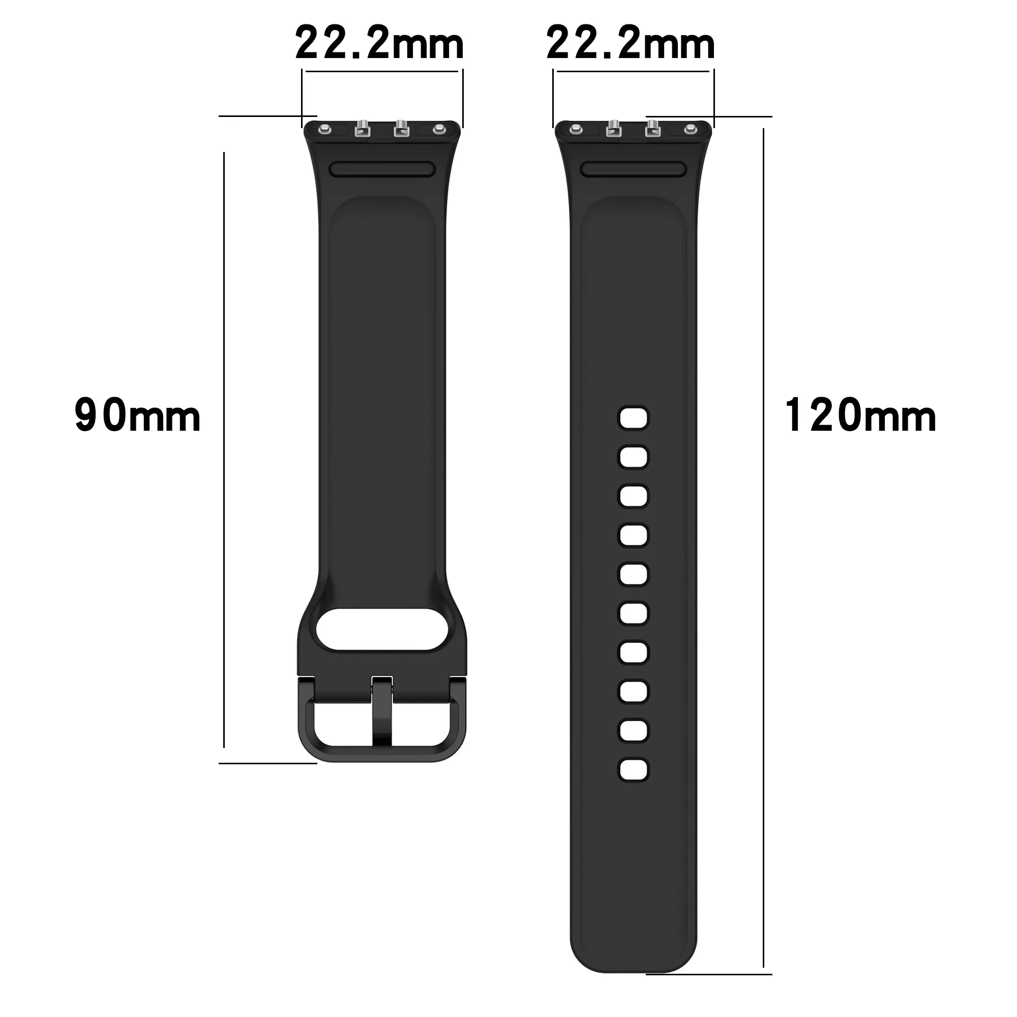 Soft Silicone Band For Samsung Galaxy Fit 3 Strap Sport Watchband For Samsung Galaxy Fit3 Bracelet Breathable Wristband image 2
