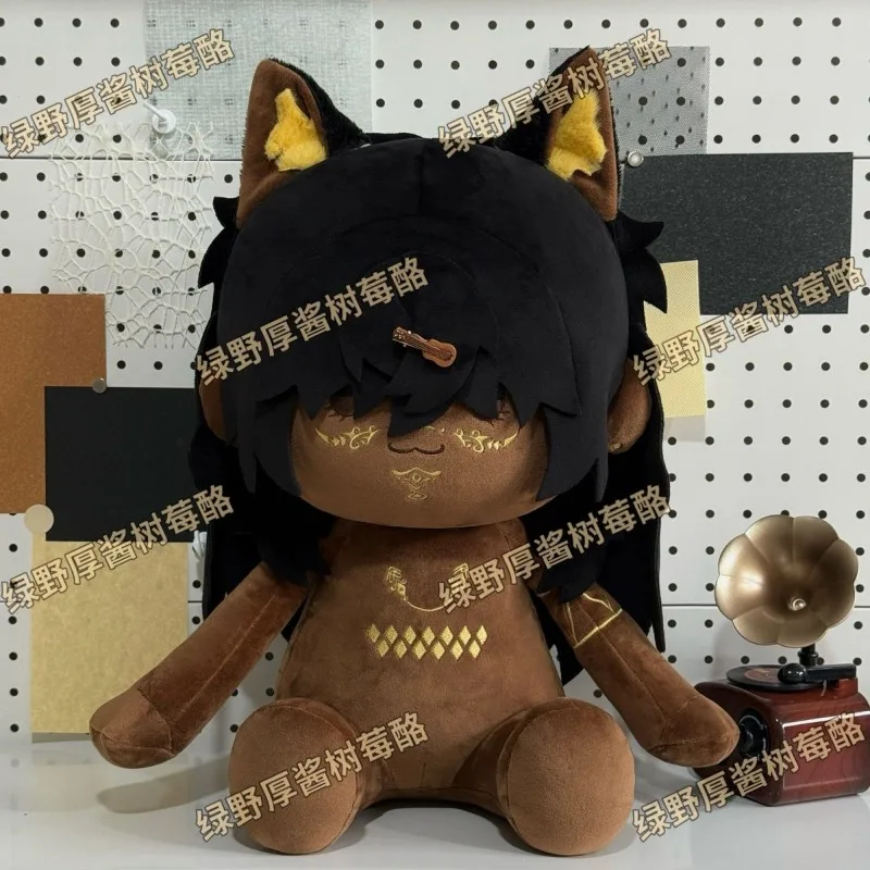 

Новый 40 см игра Султан», аниме, игровая периферия, мультяшная черная хлопковая кукла, подушка для дивана, украшение для спальни, подарок на день рождения