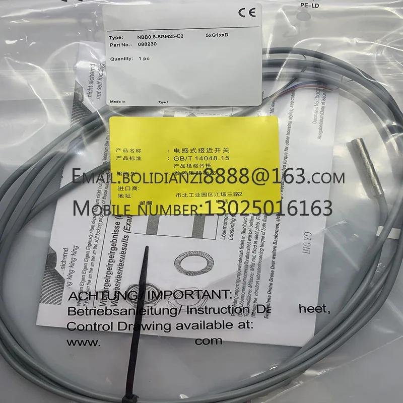 

New proximity switch sensor NBB0.8-5GM25-E2/E0/E1 in stock