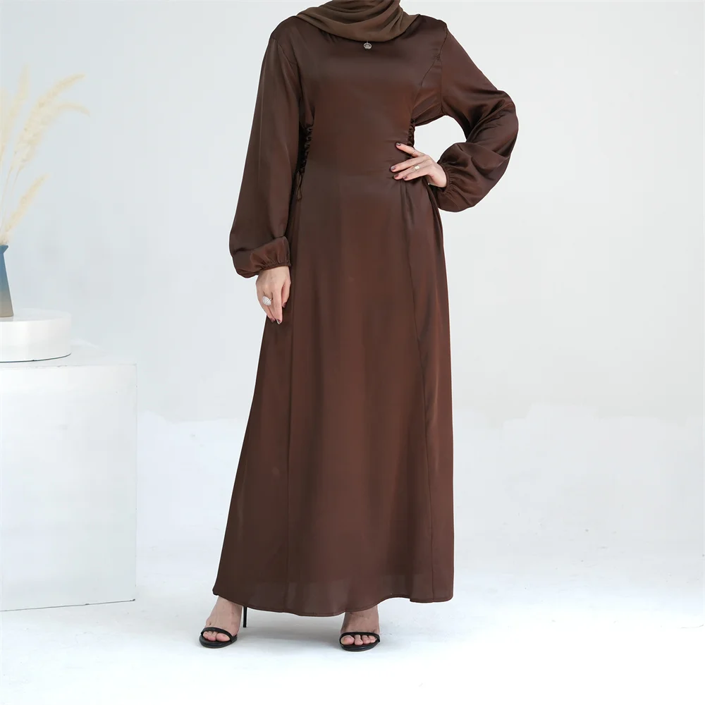 Vestido kaftan muçulmano para mulheres, vestido preto modesto, abaya islâmico, Eid marroquino, Ramadã, Dubai, luxo, elegante