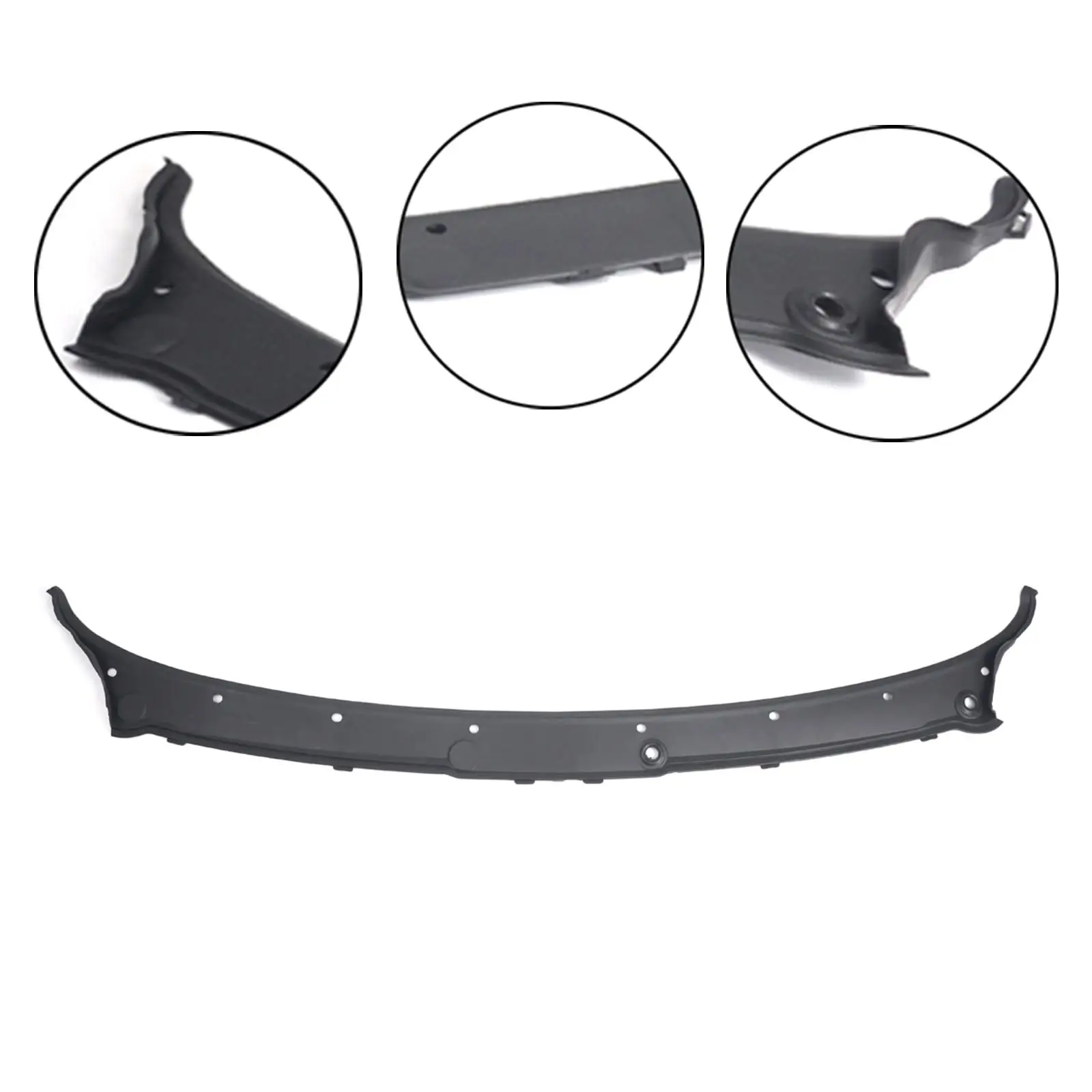 Windshield Wiper Cowl Cover Trim 51717151969 Repair Parts Easy to Install Sturdy Windscreen Panel for BMW x6 E71 2008-2013