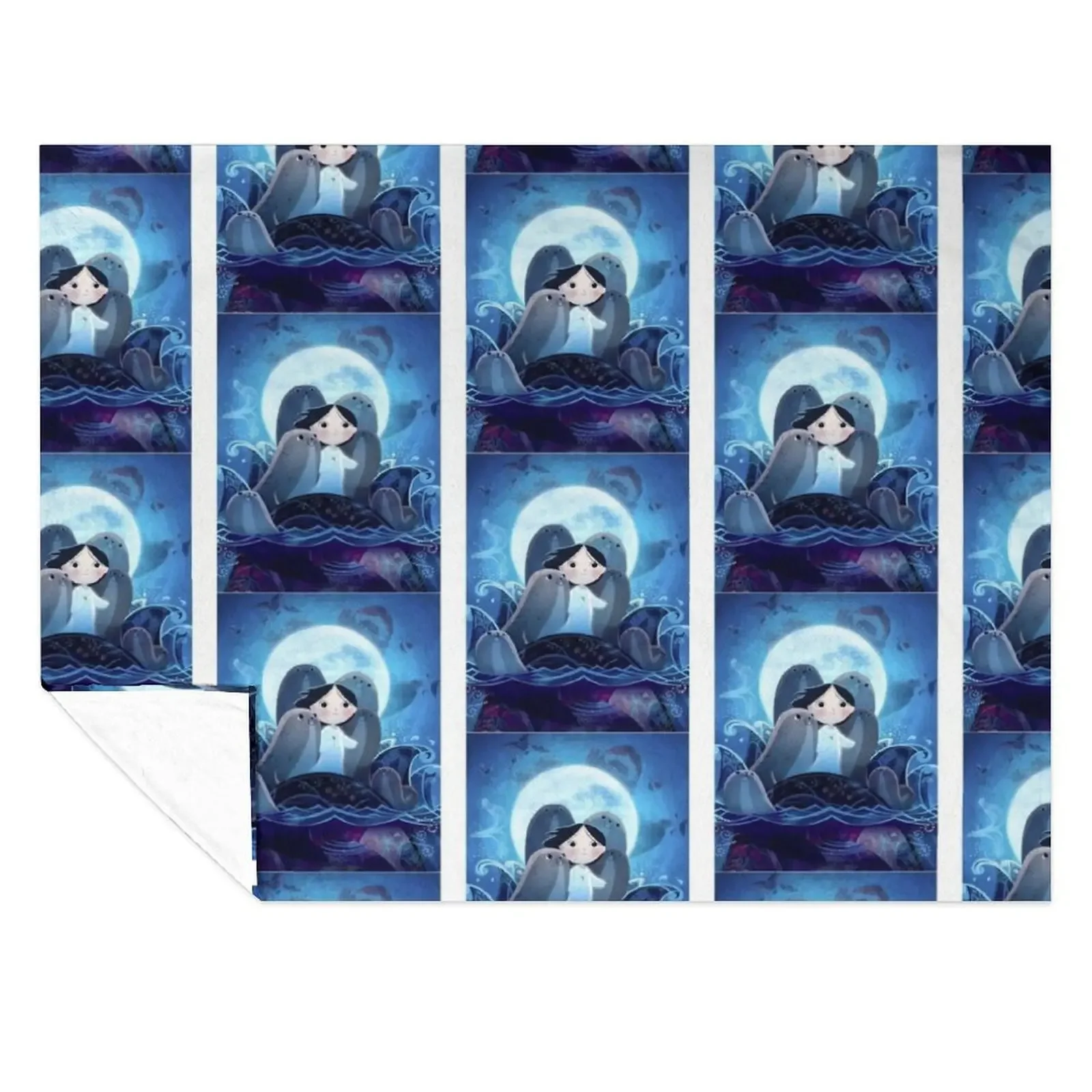 

Song Of The Sea Throw Blanket Furry halloween Hairys warm for winter Blankets