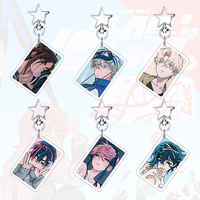 Anime ALIEN STAGE Keychains Pendant Car Key Chain Acrylic Stand MIZI SUA TILL IVAN HYUNA LUKA Fans Gifts cosplay Accessories