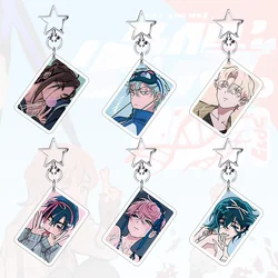 Anime ALIEN STAGE Keychains Pendant Car Key Chain Acrylic Stand MIZI SUA TILL IVAN HYUNA LUKA Fans Gifts cosplay Accessories