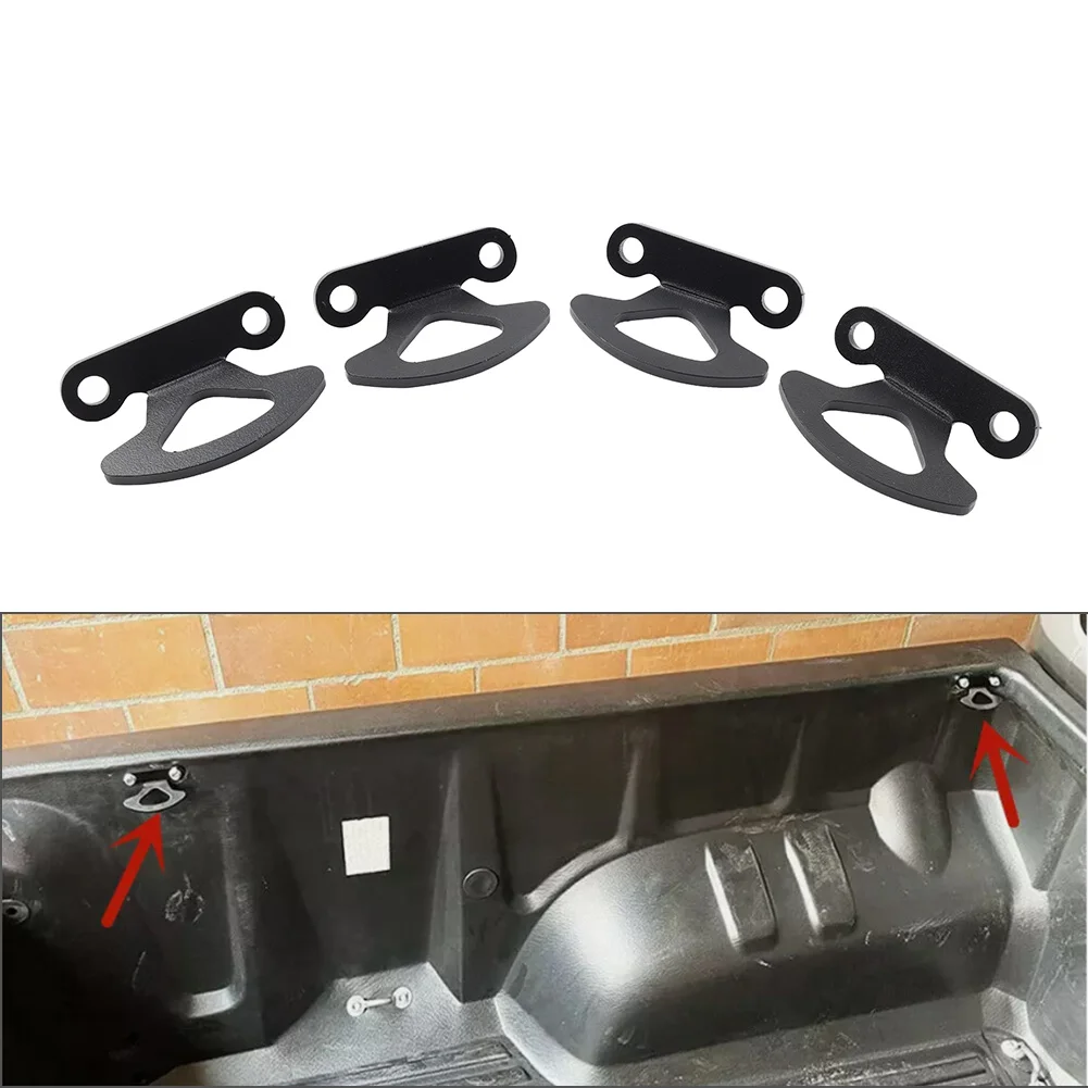 4Pcs YL3Z-9900064-AAA Car Tie Down Hook Truck Bed Anchors Steel For Ford (Styleside Models) 2000 2001 2002 2003