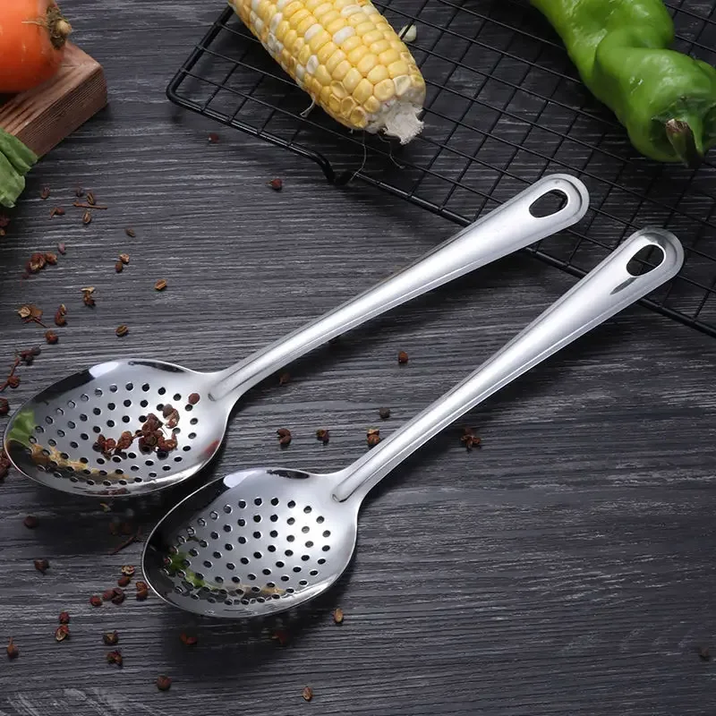 Small Colander Thickened Household Deep-Fried Dumpling Nooodle Spoon Kitchen