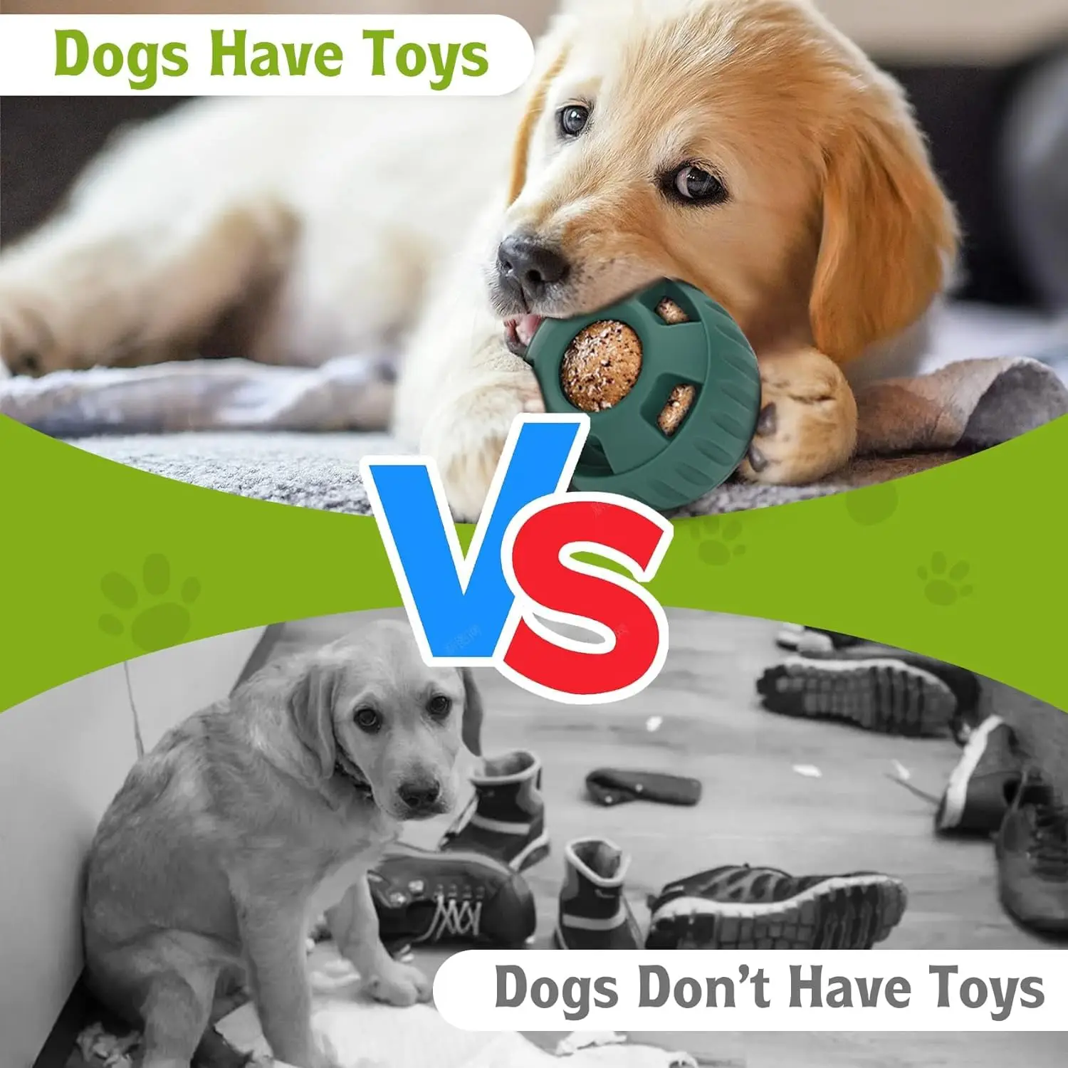 Heavy-Duty Dog Teething Toy - Durable Construction, Prevents Destruction of Furniture & Shoes