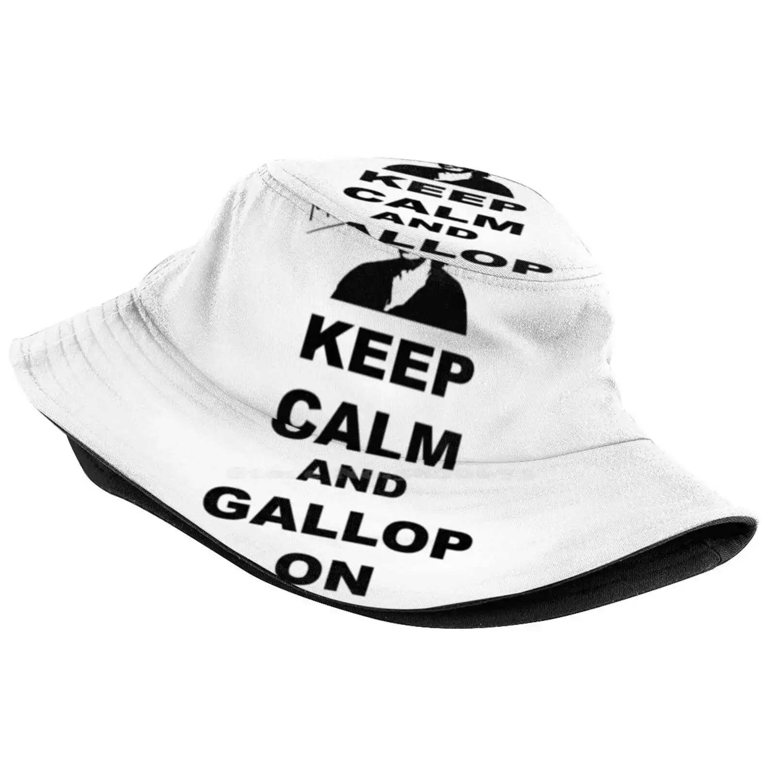 Keep Calm And Gallop On Miranda Hart Unofficial Sun Cap Fisherman Hat Bucket Hats Ben Willbond Martha Howe Douglas Miranda And