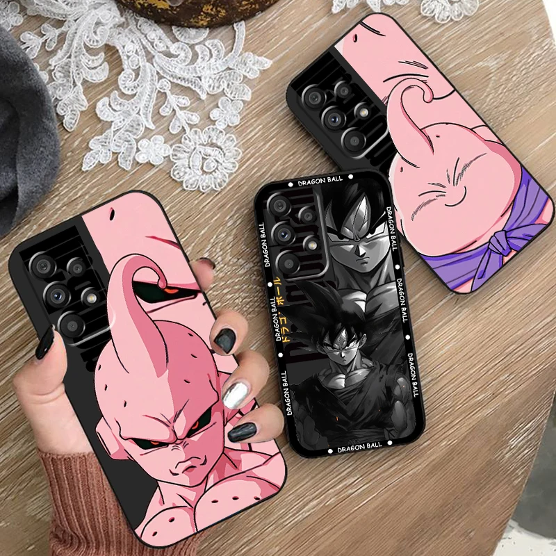 D-Dragon Ball Cool Cute For Samsung A53 A52 A33 A32 A51 A71 A21S A13 A73 A50 A22 A23 A03 A72 A54 A12 5G Black Funda Phone Case