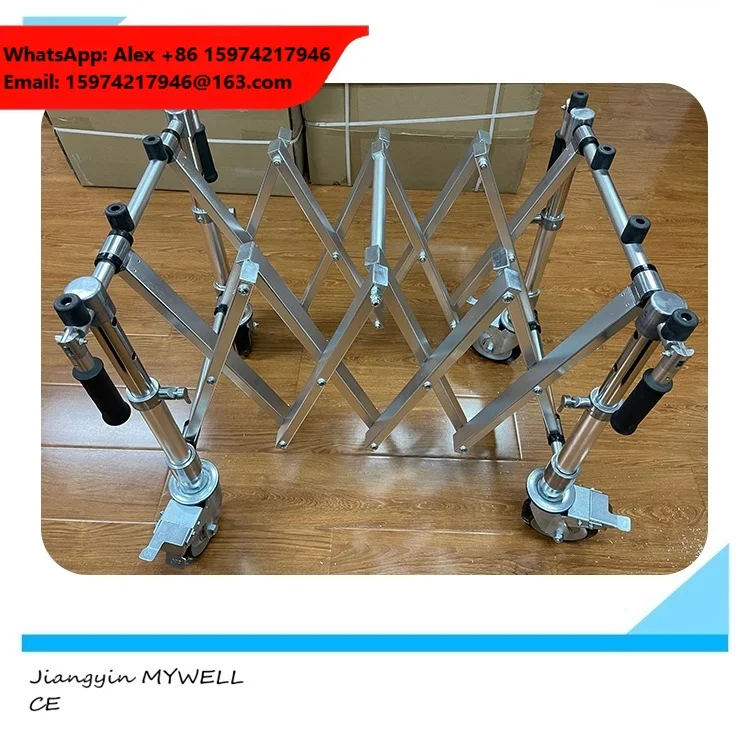 M-CT01 MYWELL European Style Foldable Mortuary Church Funeral Coffin Trolley For Sale
