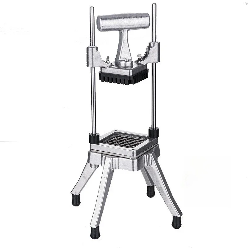 Vegetable dicing, cutting and granulating machine, convenient, practical and durable