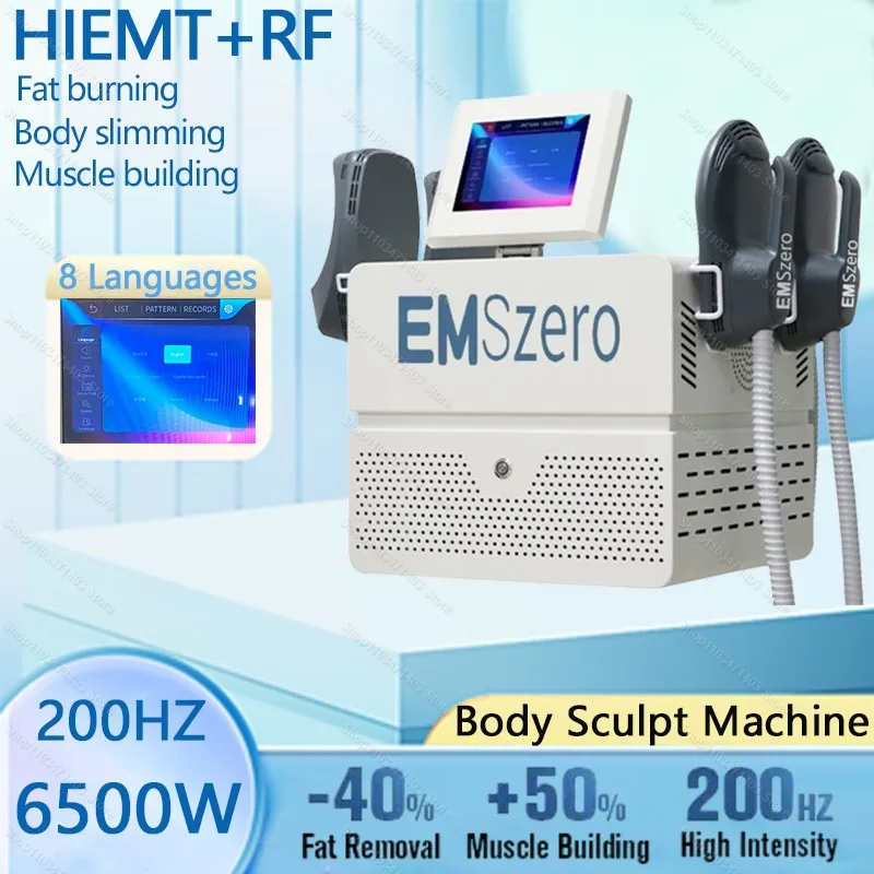 2024 Emszero Neo 15 Tesla 6500 Вт RF Body Slim Machine Muscle Sculpt Спаление жира EMS Оборудование Новое обновление Nova Machine