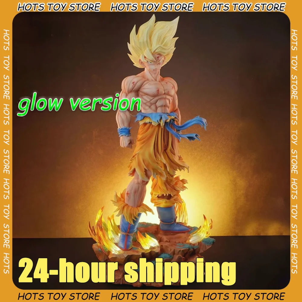 

In Stock JT Toys Dragon Ball Z Infinite First Super Goku Figurine Can Emit Light PVC Anime Figure Model Collection Toy Gifts