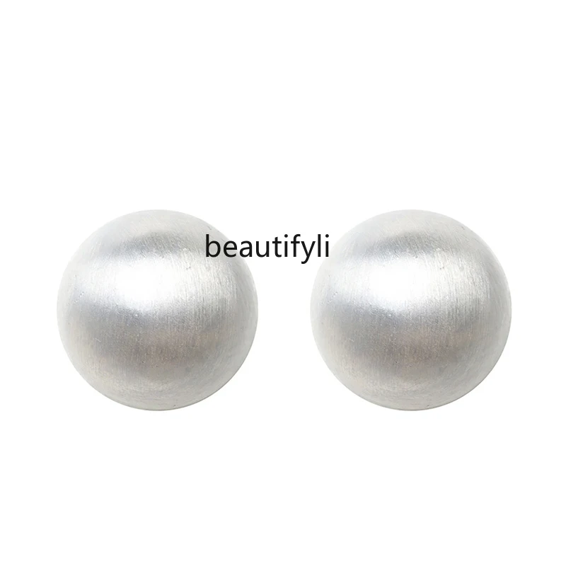 Everyday Fashion All-Match Special-Interest Design Delicate Earrings High-Grade Temperament Brushed Ear Studs