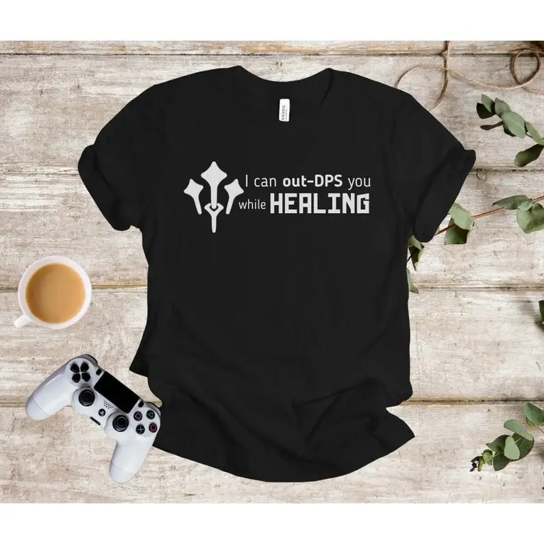 FFXIV Sage T-Shirt Final Fantasy XIV Sage Healer Shirt for Gamer Unisex Graphic Tee