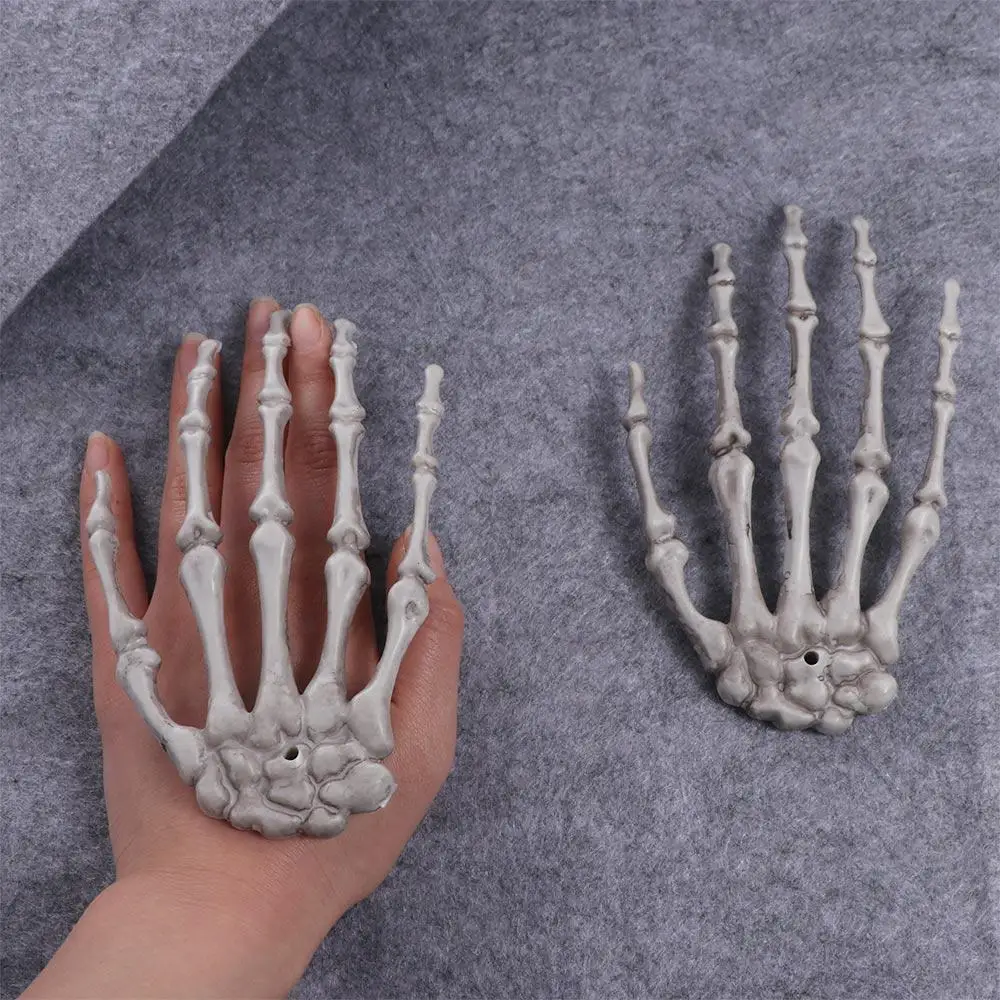 Plastikowa Realistyczna Ręka Szkieletu Kość Ręki Szkielet Ręka Halloween Ręce Szkieletu Dekoracja w Skali Naturalnej