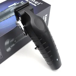 Kemei KM-2296 máquina de corte de cabelo com carregador de assento máquina aparador de cabelo profissional para homens máquina de corte de cabelo