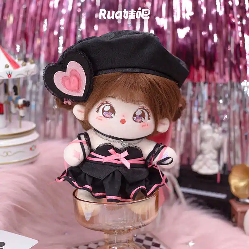 20cm Doll Clothes Hot Magical Girl Pink Love Decorate Dress Skirt Suit Stuffed Plush Doll Accessories Anime Toy Kids Kids