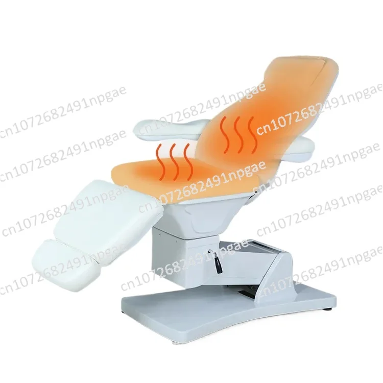 New White Esthetician Therapy Spa Treatment  3 Electric Motor Extension Lash Facial Table De Massage Bed