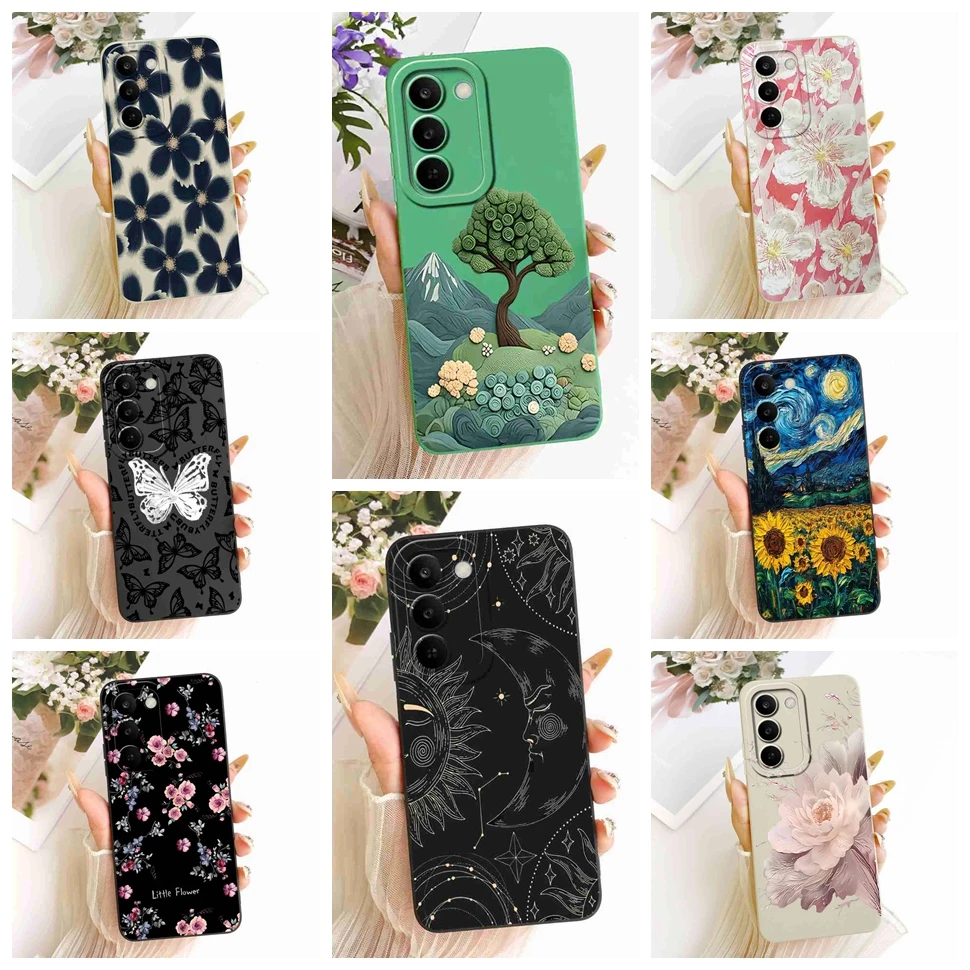 For Realme C83 5G 6.8" Case Latest Style Flowers Soft Silicone Cover For Realme P4 Lite 5G Full Protection Phone Cases Bumper