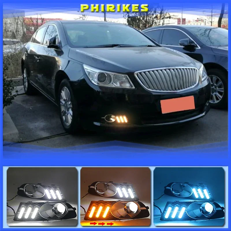 

LED Day Light For Buick Lacrosse 2009-2012 bumper grille daytime running light DRL fog light cover