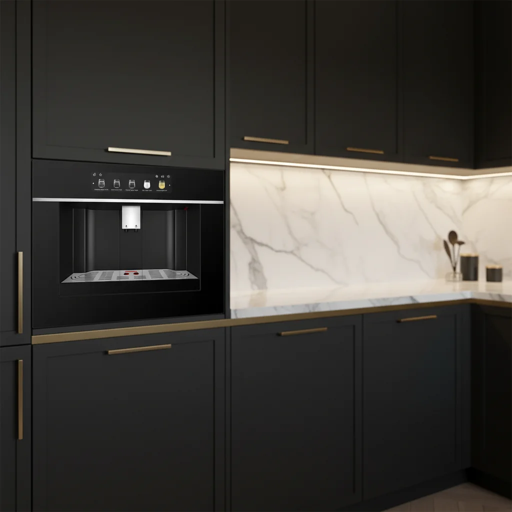 

Built-in multi-functional hot and cold water dispenser, sparkling water dispenser, filtration