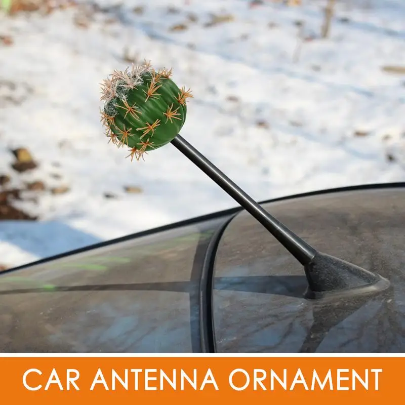 Car Antenna Decoration Cute Car Antenna Topper Splash Proof Foam Auto Dashboard Accessory For Cars SUVs Trucks