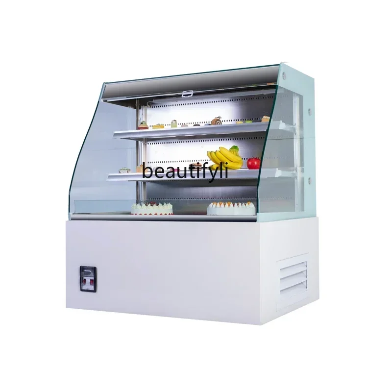 

Wind Screen Counter Sandwich Cabinet Open Cake Counter Refrigerated Display Cabinet Freezer Spicy Hot Fresh Cabinet