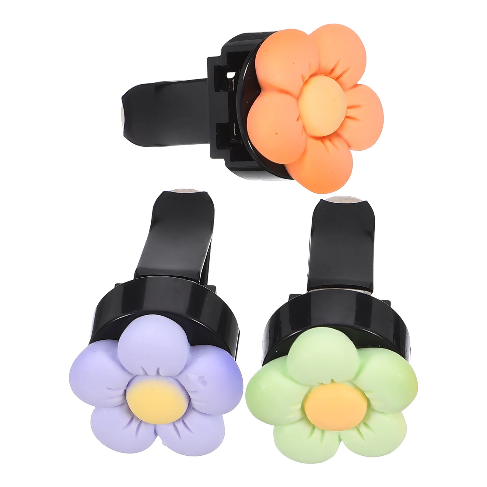 

3Pcs Car Vent Clips Flower Design Aromatherapy Car Air Freshener Clip Auto Interior Decoration Dashboard Decorations