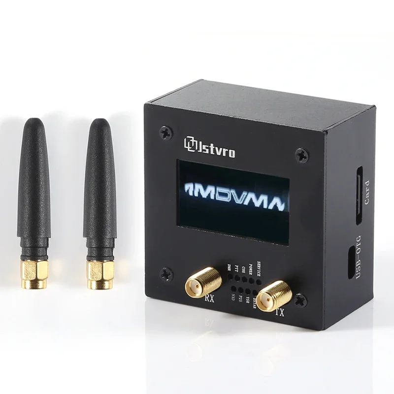 نقطة اتصال MMDVM مزدوجة مجمعة أصلية مع برتقالي PI UHF VHF + OLED + حافظة معدنية تدعم YSF DMR NXD P25 DMR YSF DSTAR