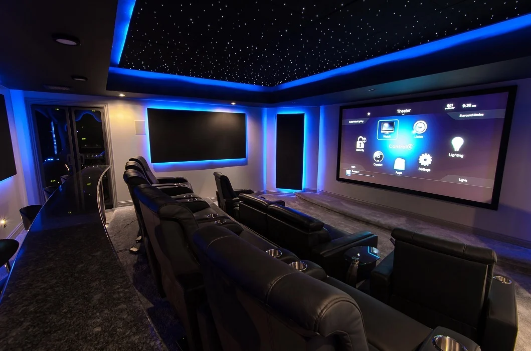 Optical Fiber Lights Star Ceiling Panels with Twinkle Effect Stars for Home Theater Bed Room